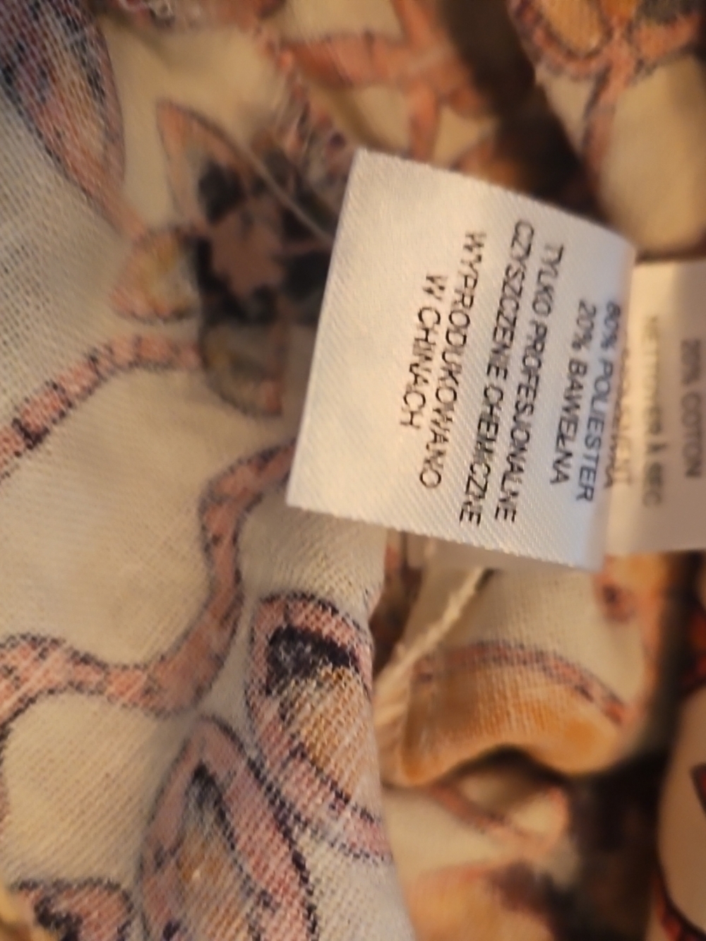 House Of Harlow 1960 Floral Print Romper Orange & Cream Belted Linen Blend NEW - Picture 9 of 10